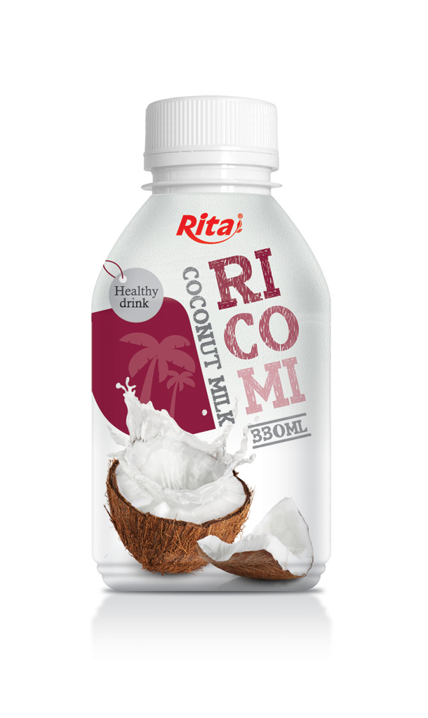 330ml PP بطری شیر نارگیل